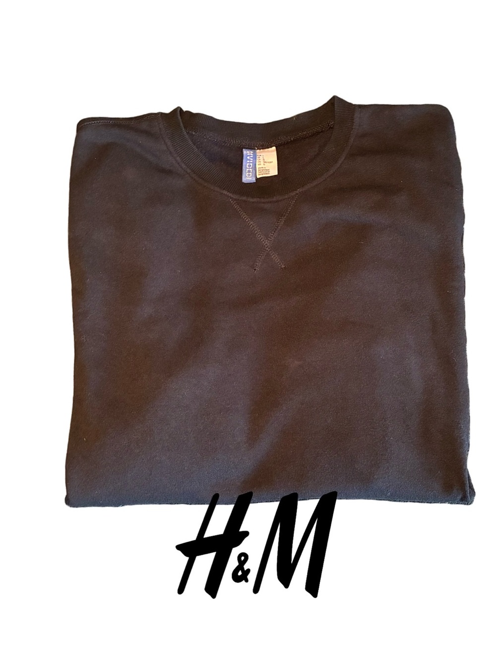 H&M Divided Men’s Black Crewneck Sweatshirt - NWOT